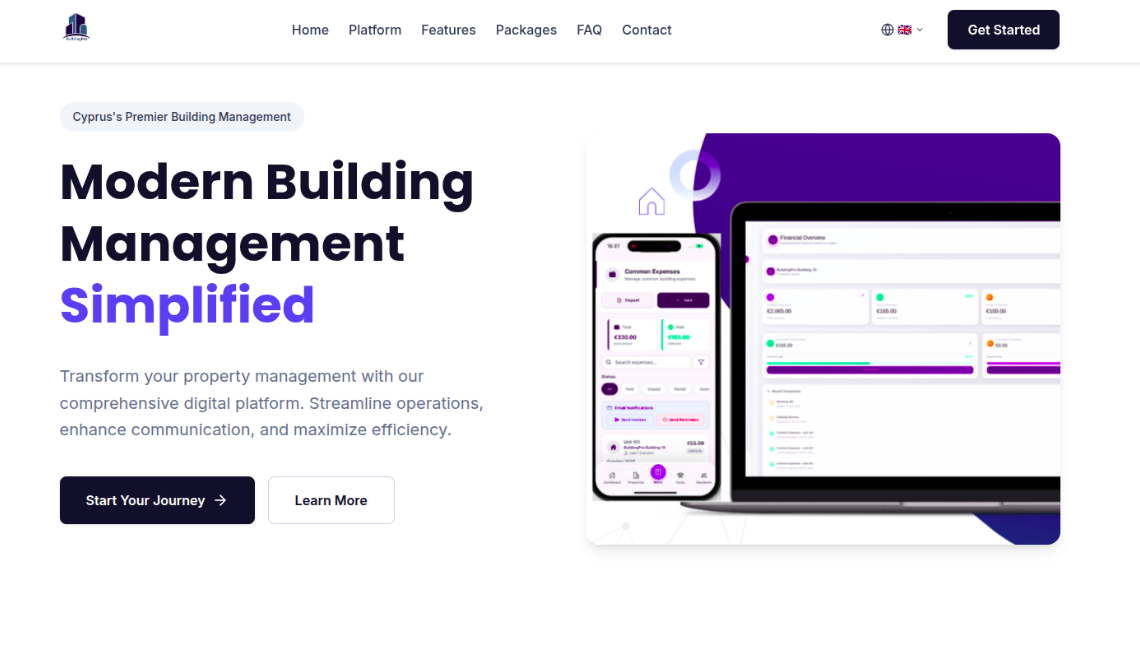 BuildingPro Platform Website